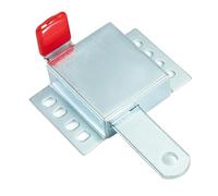 2pcs Heavy Duty Garage Door Lock with Dual Side Installation and Rust Resistant Steel Construction to Strengthen Home Protection Per Porte