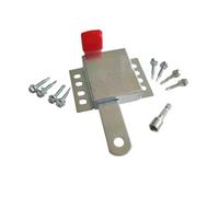 2pcs Heavy Duty Inside Deadlock, Galvanized Steel Garage Door Slide Lock for Most Doors, Locking Sliding Latch for Manual Open Per Porte