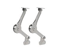 2pcs Heavy Duty Lid Support Hinges Soft Close Folding Lid Stay Hinge Keep Lid Hinge Open For-- -t