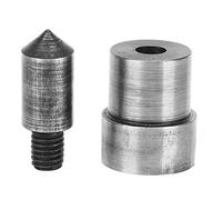 2Pcs Heavy Duty Metal Grommet Die Mold Occhiello Buckle Mold Spring Snap Fstener Button Die Mold for Hand Press Grommet Machine(5.0mm)