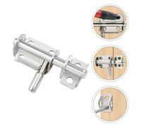 2Pcs Heavy Duty Silver Stainless Steel Sliding Door Bolt Anti-Theft Safety Lock