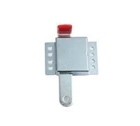 2pcs Heavy Duty Steel Garage Door Latch Galvanized Anti Rust Security Lock For Home Building Hardware Per Porte