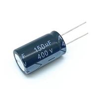 2PCS Higt 400V150UF 18 * 30mm 150UF 400V 18 * 30 Electrolytic capacitor MQXFCZUX
