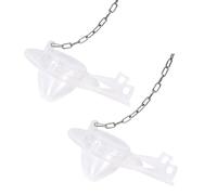 2Pcs Home Seal Serbatoi Sbattendo Coperture WC Flapper Valvole di Scarico Coperture 2 "Universali Tappi WC Flapper Sostituzione