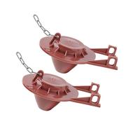 2Pcs Home Seal Serbatoi Sbattendo Coperture WC Flapper Valvole di Scarico Coperture 2 "Universali Tappi WC Flapper Sostituzione