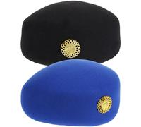 2pcs Hostess Hat Hat Flight Assistente per la padrona di casa HATTO Halloween