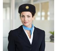 2pcs Hostess Hat Hat Flight Assistente per la padrona di casa HATTO Halloween