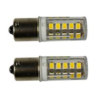 2 pz lampadina LED HQRP BA15S SMD per 1156 1141 1073 1129 Rv interno/portico