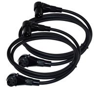 2pcs HQRP XLR A XLR Cavi 3-Pin XLR Maschio Forma A L A 3-Pin XLR Femmina