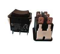 2pcs HY12-9-3 6 Pin Industrial Pulsante On Off On Interruttore a bilanciere Interruttori a pulsante per utensili elettrici 125/250V 18(10) A