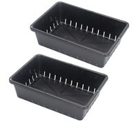 2pcs Impianto Start Plates Garden Propagator Case Greenhouse Piantating vassoi