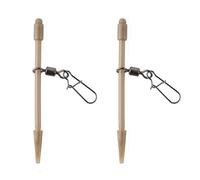 2pcs Impostazioni Rapide Clip Feeder Anti Aggrovigliamento Sistemi Per Rigs Strumento Da Pesca Girelle Connettore Girelle Maniche Coda Connettori di Pesca PVC