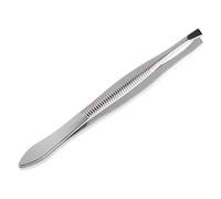 2pcs In Acciaio Inox Sopracciglio Pinzette Sopracciglio Trimmer Shaper Rimozione Dei Capelli Facciali Estrattore Punta inclinata