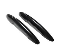2PCS In Set La Bandiera Nera Copertura Della Maniglia Della Porta Adesivo Trim/Fit for MINI Cooper S JCW F56 F57 auto-Styling Parti Esterne Accessori(Black,With only Light)