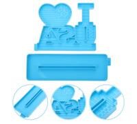 2PCS Independence Day Silicone Craft Fare stampi Stampi in silicone Bandiera