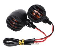 2Pcs Indicatori Di Direzione A LED Amber Stile Griglia Per Moto