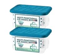 2PCS Indoor Air Purification Dust Removal Magic Box, 350mL*2 Multifunzionale Purificatore D'aria, Multi Functional Air Purifier, Inoffensivo, Per Casa, Ufficio, Camera Da Area Animali Domestici