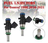 2PCS Iniettori di Carburante per Polaris General Rzr RS1 XP1000 14-21 2521387