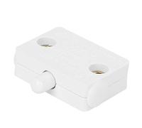 2Pcs Interruttore di controllo della luce dell'armadio Interruttore della lampada dell'armadio Interruttore di controllo del ripristino automatico Forniture Bianco