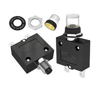 2PCS Interruttore termico 20 Amp Pulsante di ripristino manuale protezione da sovraccarico con copertura impermeabile for generatore RV