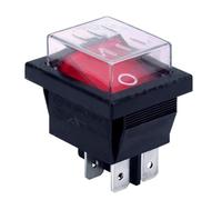 2PCS Interruttori a bilanciere impermeabili RK1-01 16A 4Pins ON-OFF Interruttore for saldatrice Luce rossa