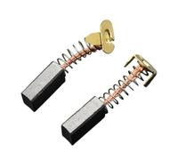 2Pcs J203 Copper Graphite Brushes with Spring - 6.3x13.5x18mm for DC Motors in Power Tools