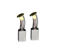2Pcs J204 Copper Graphite Brushes with Spring - 9x15x25mm for DC Motors in Power Tools