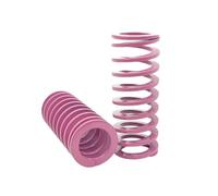 2pcs JIS standard giapponese molle a compressione per stampi in acciaio legato viola T-SWC con OD 16mm, lunghezza 10-300mm, compressione massima 60%, 9.5x16x45mm