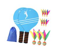 2pcs Kids Badminton Paddle Set Racket badminton per un amico esterno