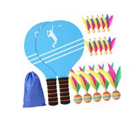 2pcs Kids Badminton Paddle Set Racket badminton per un amico esterno