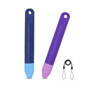2pcs Kids-Friendly Stylus Pens for All Touch Screen Devices with Anti-Rolling Tethers, Kids Stylus Pen for Kindle Tablets Explore Creativity