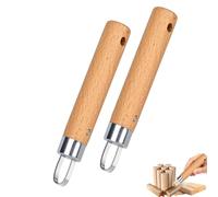 2PCS Kit Intaglio Legno, Raschettino per Bambini Con Lama Rotonda, Previene Le Lesioni, Coltelli Da Intaglio Legno, Per per Adulti, Bambini, Principianti, Falegnami, Artisti