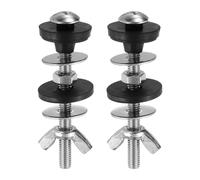 2Pcs Kit Viti per Serbatoio WC Acciaio Inox con Dadi e Guarnizioni