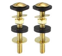 2Pcs Kit Viti per Serbatoio WC in Acciaio al Carbonio con Dadi e Guarnizioni