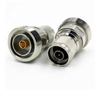 2PCS L29 7/16 DIN Female Jack to N Male Plug RF Coaxial Adapter High Frequency Connector