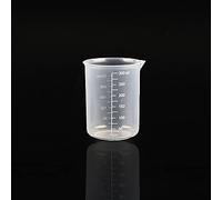 2PCS Labasics Set di Bicchieri, Bicchieri di Griffin Graduati in Plastica Borosilicata a Forma Bassa Cilindro Graduato Bottiglie di Brocca da Laboratorio Strumenti per Laboratorio 250ml