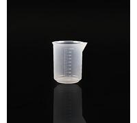 2PCS Labasics Set di Bicchieri, Bicchieri di Griffin Graduati in Plastica Borosilicata Cilindro Graduato Bottiglie di Brocca da Laboratorio Strumenti per Laboratorio 1000ml