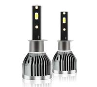 2PCS Lampadine LED per Fari H4 H7 Alta Potenza 25000lm per Visibilità Superiore