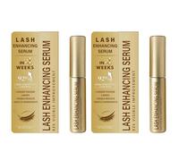 2PCS Lash Enhancing Serum for Eyelash Growth Boost Longer Fuller and Thicker Looking Lashes Treatment Eyelash Growth Thicken Care Products 4ML 0.14 Fl Oz