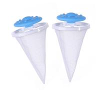 2Pcs Lavatrice Capelli Catcher Riutilizzabile Lint Removal Mesh Bag Per I Proprietari di Animali Domestici Efficiente Depilazione Lavanderia Accessorio Rondella
