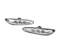 2PCS LED auto indicatore laterale girare luce di posizione Fender (bianco)