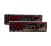 2PCS LED Camion Coda Luce Giri Freni Posteriori Luci Retromarcia Rimorchio