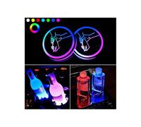 2PCS LED Cup Holder luci per auto,7 colori che cambiano USB di ricarica portabicchieri inserire sottobicchieri,Sottobicchieri per auto a LED,Tazza luminescente Pad Atmosfera interna Lampada Luce