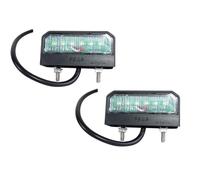 2PCS LED Luce Della Targa,12V-24V Luci Targa Led, LED Luce Portatarga Universale per Camion SUV Rimorchio Van RV Barche