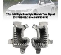 2Pcs Left/Right Headlight Module Turn Signal 63117419619/20 Per BMW F30 F35 T9