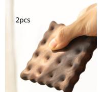 2pcs Legno Sottobicchieri Coppa Stuoie per Cena Tavolo Biscotto Novità Con Nuovo