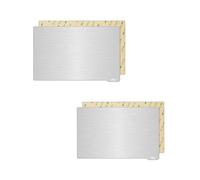 2Pcs Letto flessibile magnetico della flessione del piatto d'acciaio della resina 3D, 135x80mm per la stampante 3D di Anycubic Photon/S/Photon Mono/SE/Qidi Shadow 5.5S SLA