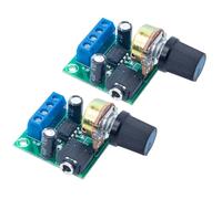 2Pcs LM386 Mini Amplificatore Audio, Scheda Amplificatore di Potenza Modulo