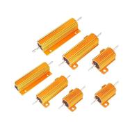 2pcs/lot 25W Aluminum Power Metal Shell Case Wirewound Resistor 0.01R~10K 1 5 10 20 33 56 68 100 200 330 ohm Car Load Resistance NWPNLXEA(0.33R)