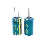 2pcs/lot 400V 120UF high frequency low impedance 400V120UF aluminum electrolytic capacitor size 18 * 30 20% MQXFCZUX